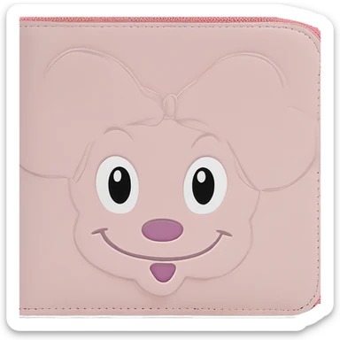 Loungefly light pink Minnie Mouse Ears Wallet sticker