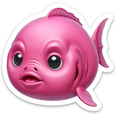 Blob fish sticker