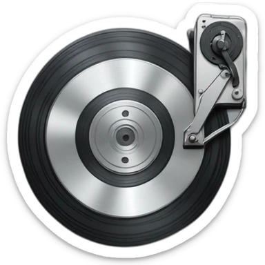 disque de platine sticker
