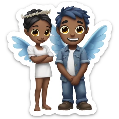 Stitch et Angel sticker