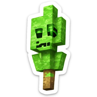 minecraft like weed joint legal sticker