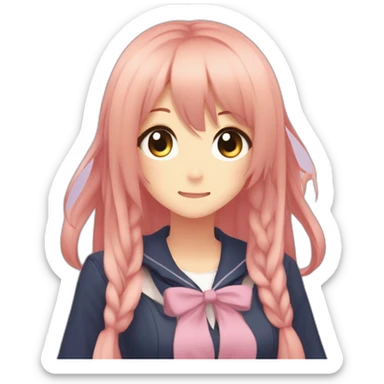 Monika Doki doki literature club sticker