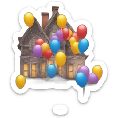 House Of Balloons sticker