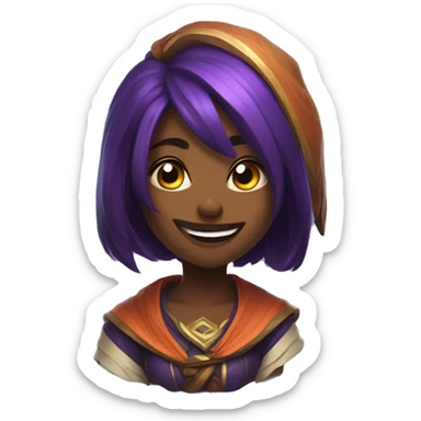 Lulu legue of legends sticker
