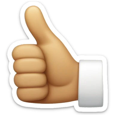 thumbs up sticker