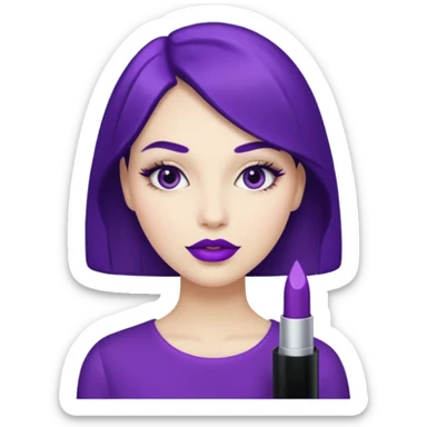 👩🏻💜 sticker