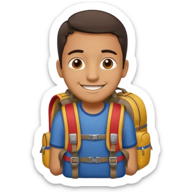 The Venezuelan migrant sticker