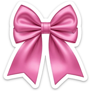 Pink bows  sticker