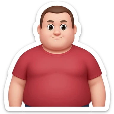fat person sticker