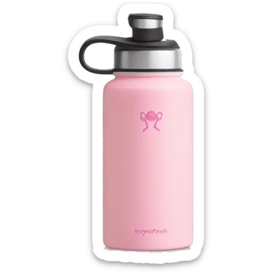 Light pink hydroflask sticker