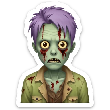 🧟‍♂️ with scene hair sticker