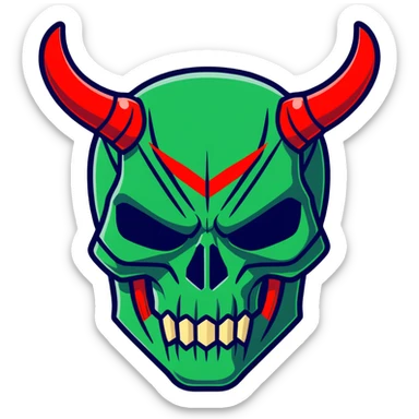 Marvel villains group with Red Skull, Hela, and Killmonger sticker