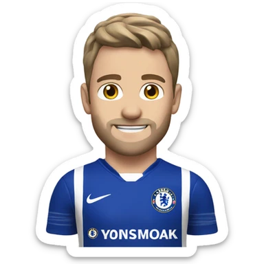 Cole palmer in a Chelsea kit sticker