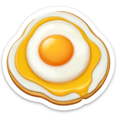 fried egg sunny side up sticker