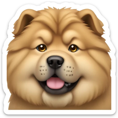 chow chow dog sticker