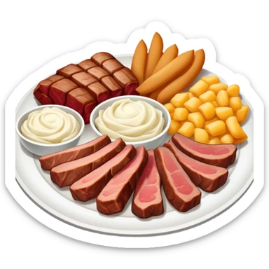 meat side dishes sticker