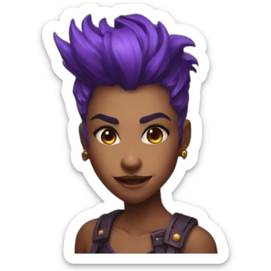 jinx league of legends sticker