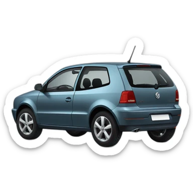 volkswagen gol quadrado sticker
