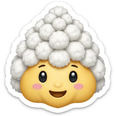 ear cotton burs sticker