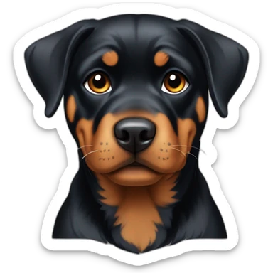 chiot Rottweiler sticker