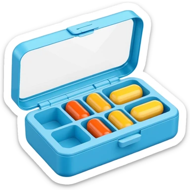 Pill box  sticker