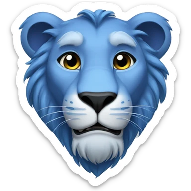 blue lion disney looking sticker