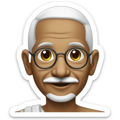 mahatma gandhi sticker