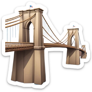 Brooklyn bridge sticker