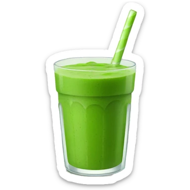 Green smoothie sticker