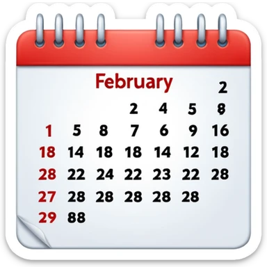 fecha del dia 11 de febrero de 2026 sticker