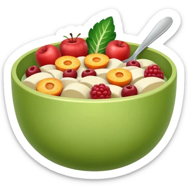 healthy bowl sticker
