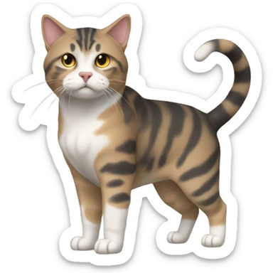 american bobtail cat sticker