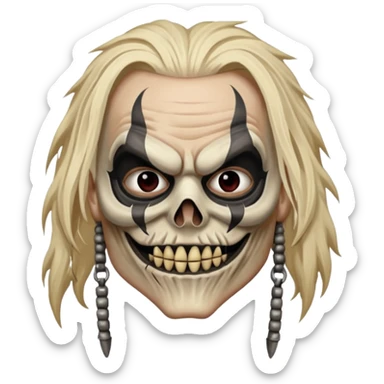 mad max fury road bad guy Immortan Joe face wish mask  sticker