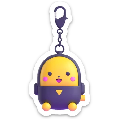 Tamagotchi character sticker