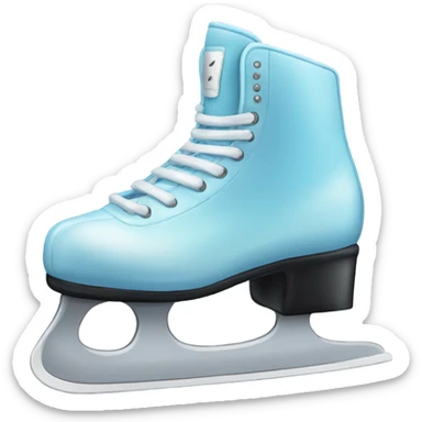 Ice skating! sticker