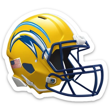 Los Angeles Chargers Helmet sticker