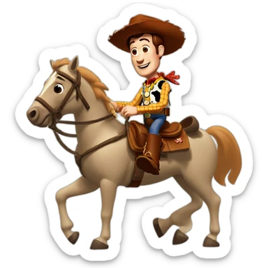 Woody toy story sticker