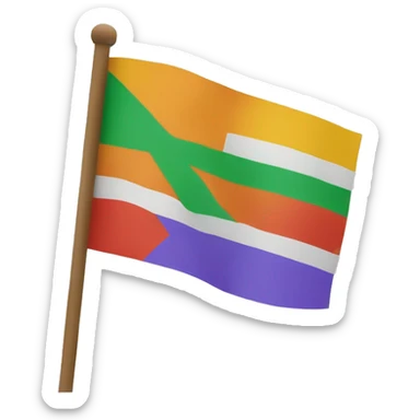 flag with the letters "GY6" sticker