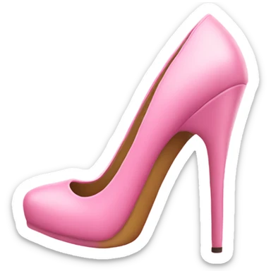 Pink high heels  sticker