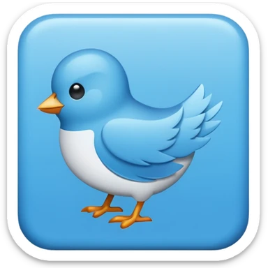 Twitter app sticker