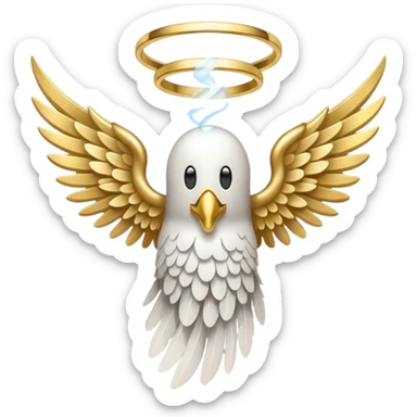 vape with wings and halo sticker