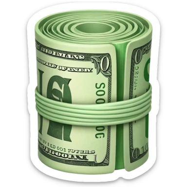 Money that is like a tube sticker