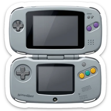 nintendo gameboy advance sticker