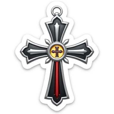 chrome hearts cross sticker