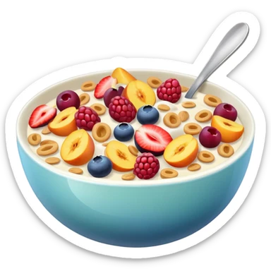Cereal Fruit Flavour sticker