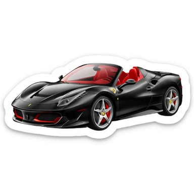 black farari car koli si change kar do sticker