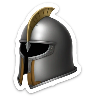 Medieval Gothic Helmet sticker