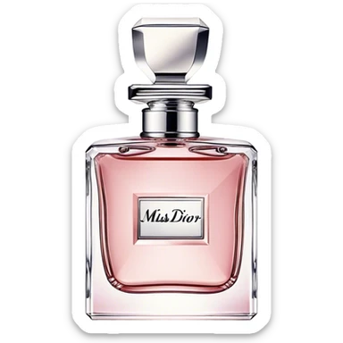 Miss dior perfume sticker