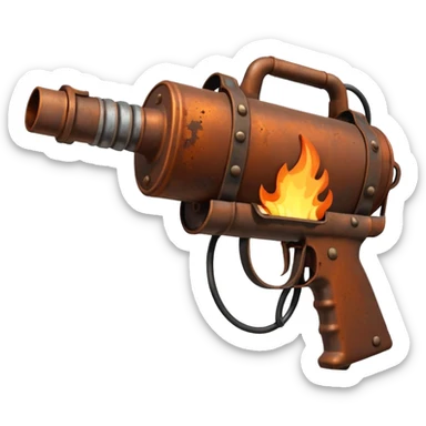 flame thrower world war 1 sticker