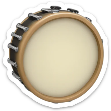 Tambourine  sticker